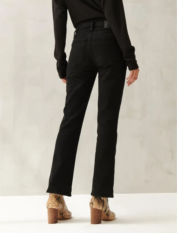 Jeans Women Lucky Brand Mid Rise Ava Boot Jean Lucky Black 001