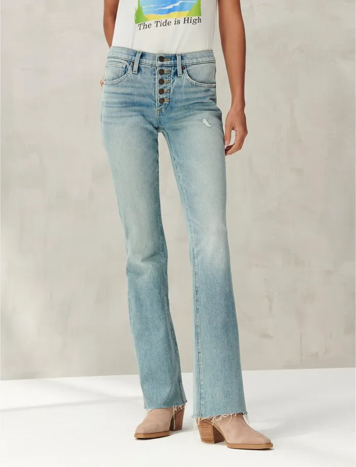 Jeans Women Lucky Brand Mid Rise Ava Boot Jean Water Oak