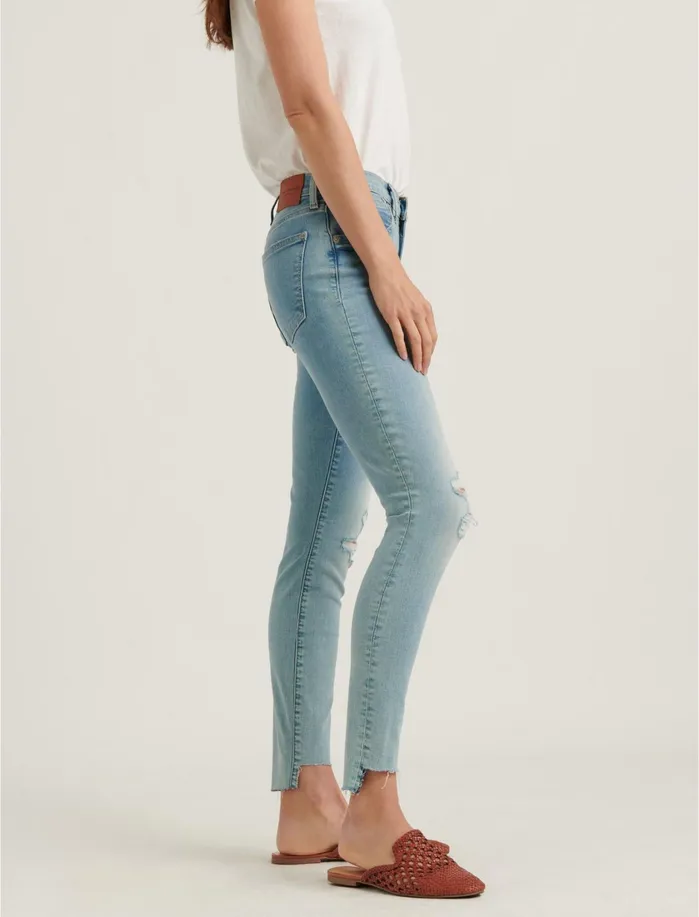 Jeans Women Lucky Brand Mid Rise Ava Crop Skinny Jean Accord Dest Step