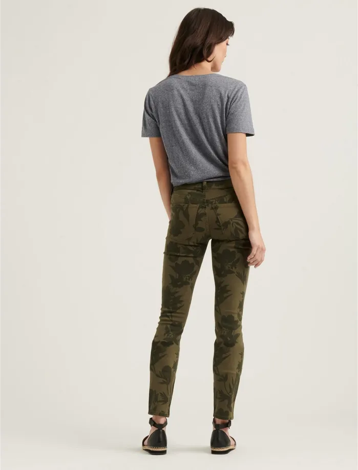 Jeans Women Lucky Brand Mid Rise Ava Skinny Jean Floral Camo