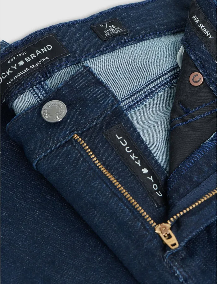 Jeans Women Lucky Brand Mid Rise Ava Skinny Jean Talladega