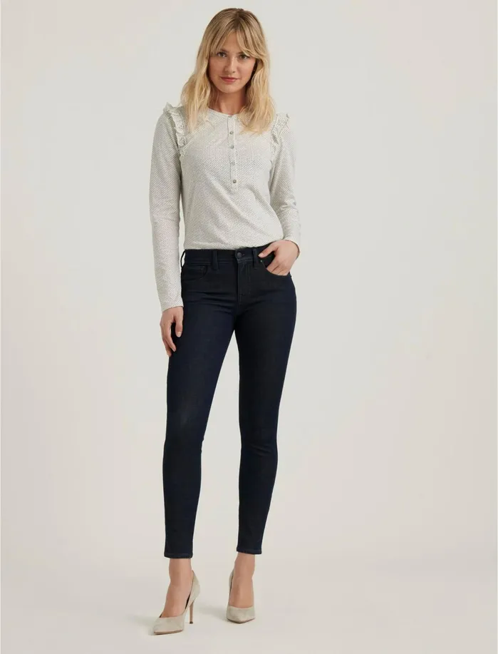 Jeans Women Lucky Brand Mid Rise Ava Super Skinny Jean Rinse