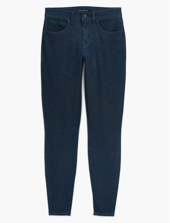 Jeans Women Lucky Brand Mid Rise Ava Super Skinny Jean Rinse