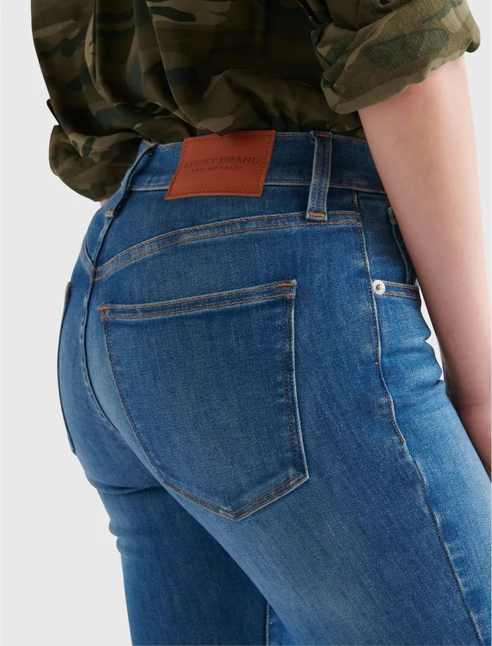 Jeans Women Lucky Brand Mid Rise Ava Super Skinny Jean Sunrise