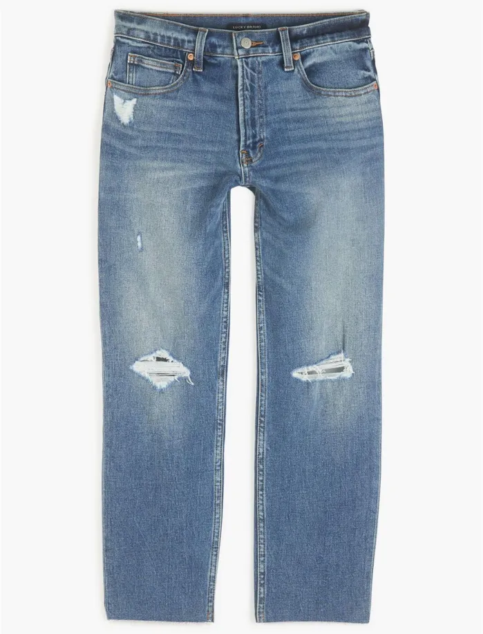 Jeans Women Lucky Brand Mid Rise Boyfriend Jean Progress Dest Ct