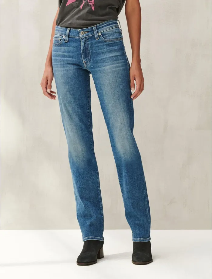 Jeans Women Lucky Brand Mid Rise Sweet Straight Jean Sweeny