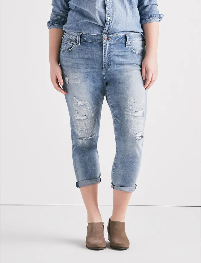 Jeans Women Lucky Brand Plus Reese Boyfriend Jean Kona