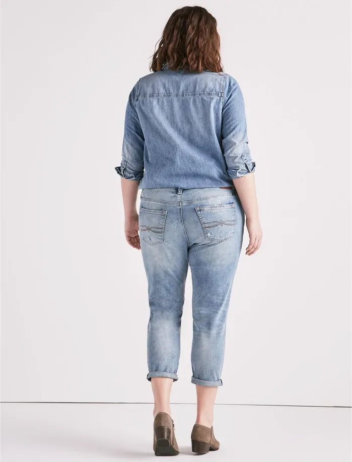 Jeans Women Lucky Brand Plus Reese Boyfriend Jean Kona