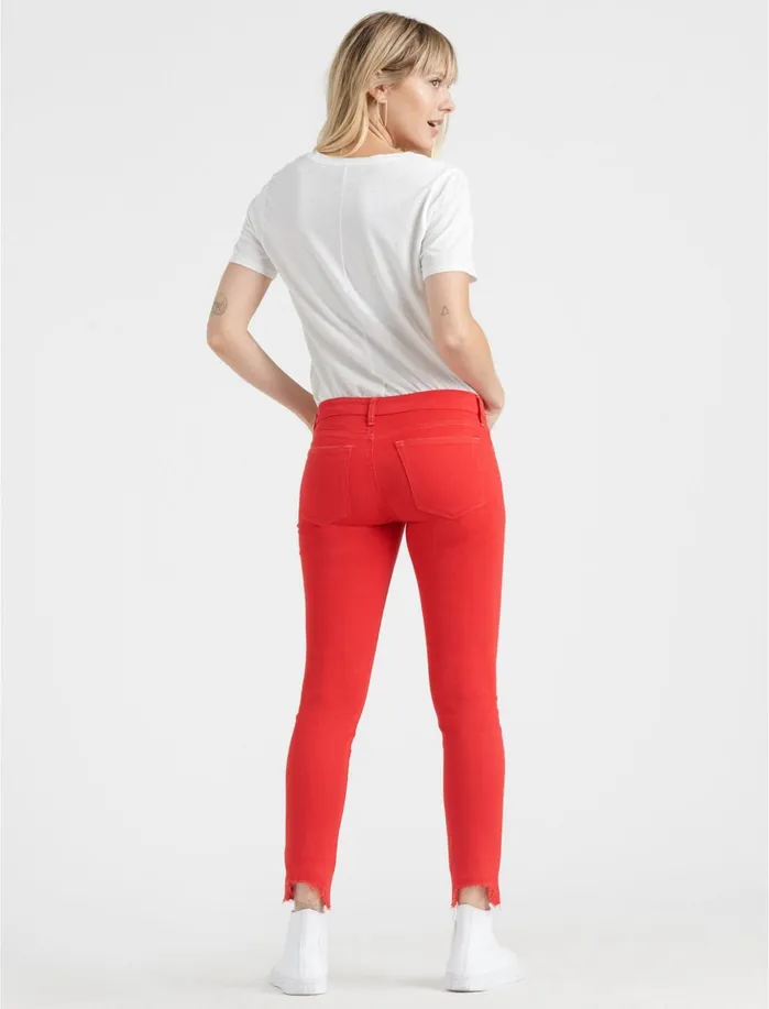 Jeans Women Lucky Brand Stella Skinny True Red Chew