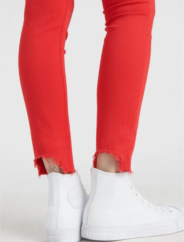 Jeans Women Lucky Brand Stella Skinny True Red Chew