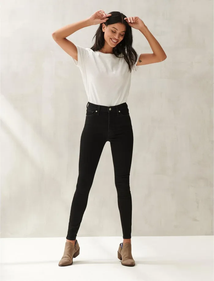Jeans Women Lucky Brand Uni Fit High Rise Skinny Jean Universal Midnight