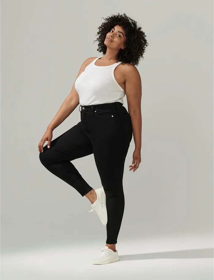 Jeans Women Lucky Brand Uni Fit High Rise Skinny Jean Universal Midnight