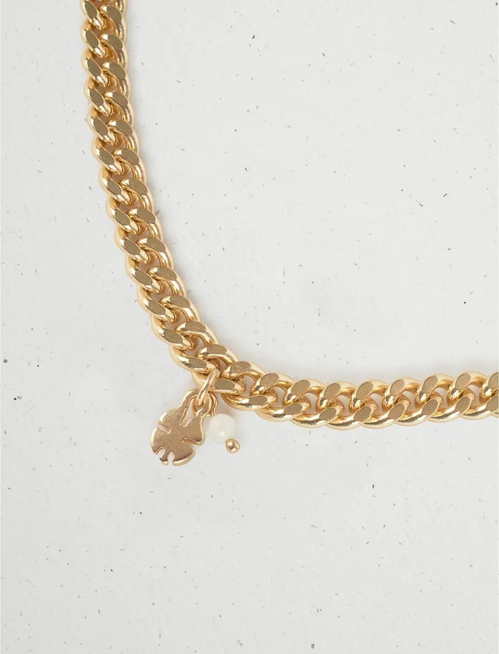 Jewelry Women Lucky Brand Chain Toggle Necklace Gold