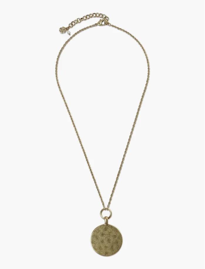Jewelry Women Lucky Brand Coin Pendant Necklace Gold
