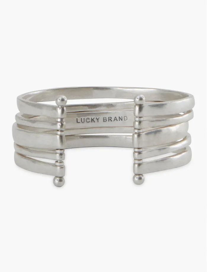 Jewelry Women Lucky Brand Silver Cuff Bracelet Silver