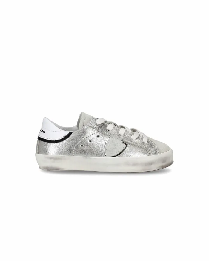 Kids Paris Sneakers Baby039s Silver Shoes Paris Philippe Model Paris Kids Baby 1627