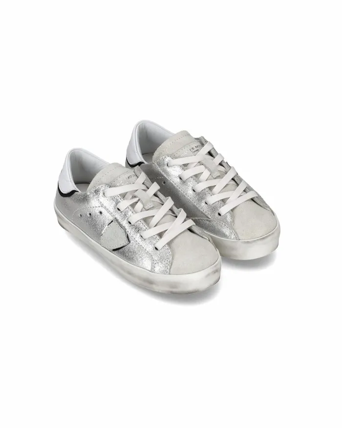 Kids Paris Sneakers Baby039s Silver Shoes Paris Philippe Model Paris Kids Baby 1627
