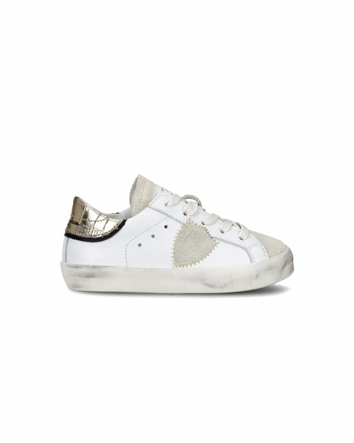 Kids Paris Sneakers Baby039s WhiteGold Shoes Paris Philippe Model Paris Kids Baby 1627