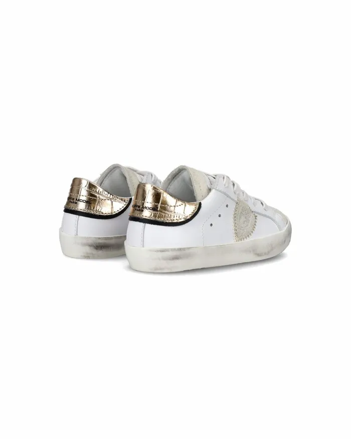 Kids Paris Sneakers Baby039s WhiteGold Shoes Paris Philippe Model Paris Kids Baby 1627