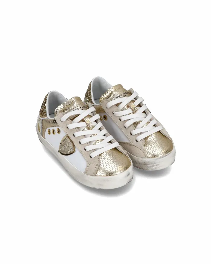 Kids Paris Sneakers Baby039s White Gold Shoes Philippe Model Paris Kids Baby 1627 Kids Paris Sneakers Baby039s White Gold Shoes Philippe Model Paris Kids Baby 1627