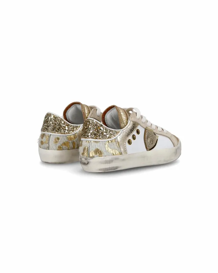 Kids Paris Sneakers Baby039s White Gold Shoes Philippe Model Paris Kids Baby 1627