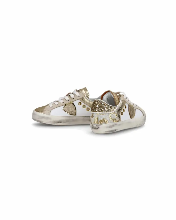 Kids Paris Sneakers Baby039s White Gold Shoes Philippe Model Paris Kids Baby 1627