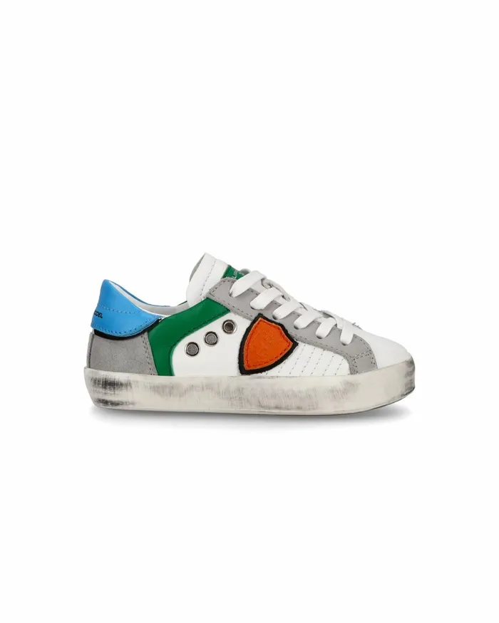 Kids Paris Sneakers Baby039s White Green Shoes Philippe Model Paris Kids Baby 1627