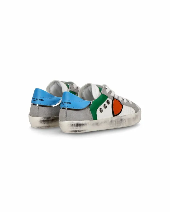 Kids Paris Sneakers Baby039s White Green Shoes Philippe Model Paris Kids Baby 1627