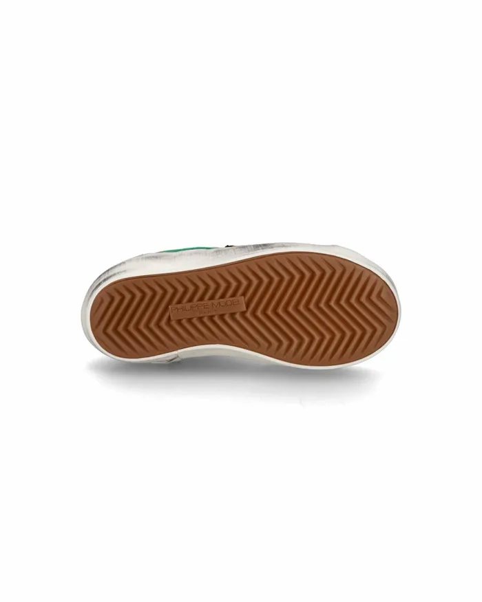 Kids Paris Sneakers Baby039s White Green Shoes Philippe Model Paris Kids Baby 1627