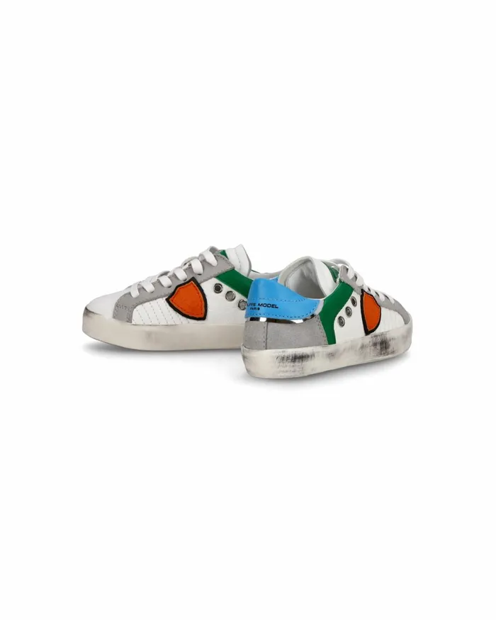 Kids Paris Sneakers Baby039s White Green Shoes Philippe Model Paris Kids Baby 1627