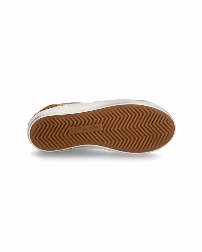 Kids Paris Sneakers Junior039s White Cognac Shoes Philippe Model Paris Kids Junior 2840