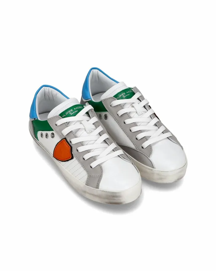 Kids Paris Sneakers Junior039s White Green Shoes Philippe Model Paris Kids Junior 2840 Kids Paris Sneakers Junior039s White Green Shoes Philippe Model Paris Kids Junior 2840