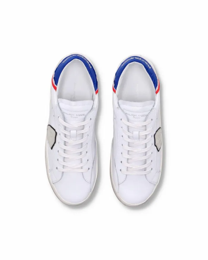 Kids Paris Sneakers White Blue Shoes For Junior Philippe Model Paris Kids Junior 2840