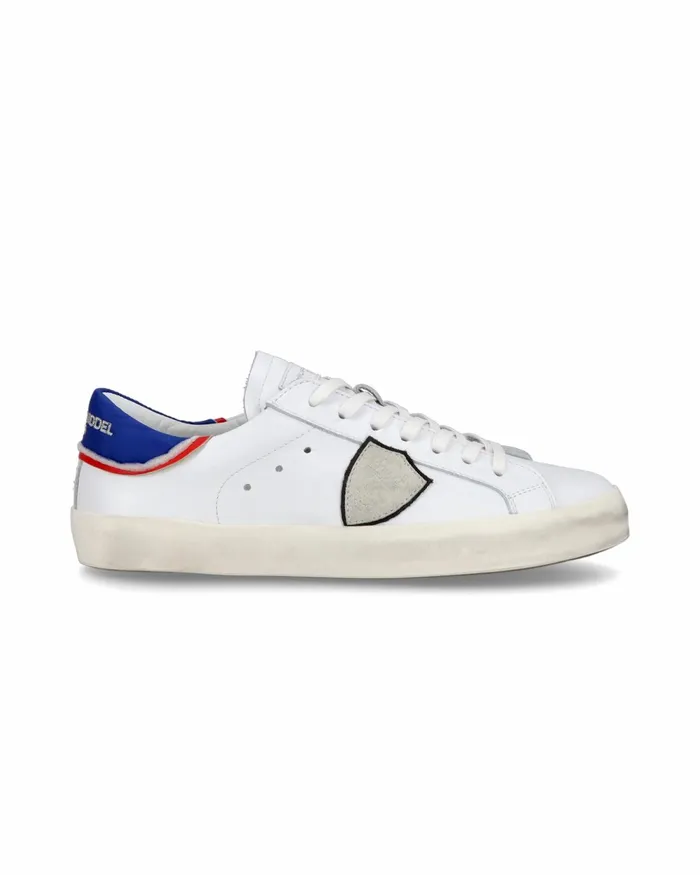 Kids Paris Sneakers White Blue Shoes For Junior Philippe Model Paris Kids Junior 2840
