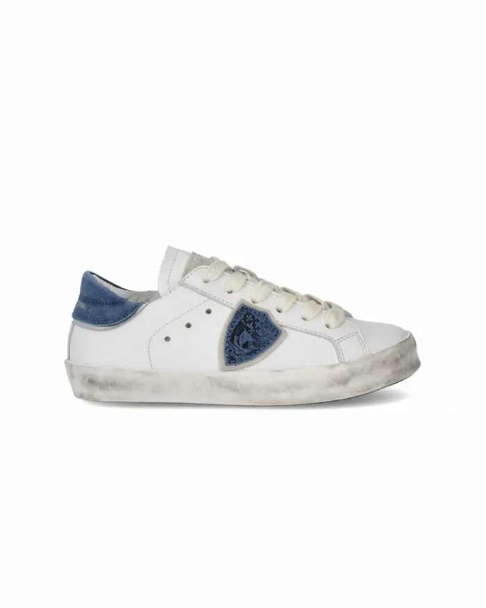 Kids Prsx Sneakers Junior039s WhiteBlue Shoes Philippe Model Paris Kids Junior 2840