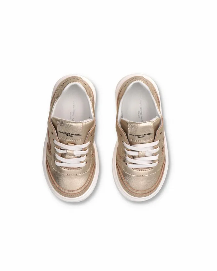 Kids Sneakers Nice Tennis Baby Gold BABY Philippe Model Paris Kids Baby 1627
