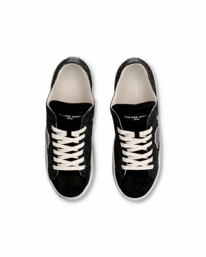 Kids Sneakers Paris Tennis Junior Black JUNIOR Philippe Model Paris Kids Junior 2840