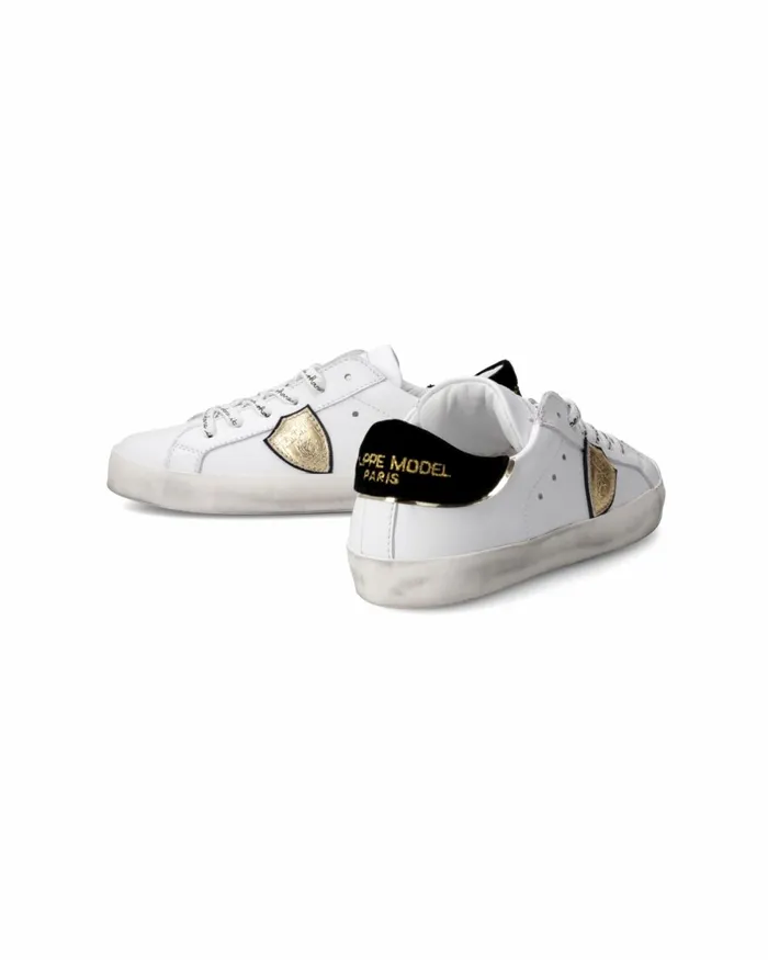Kids Sneakers Paris Tennis Kids White Brown JUNIOR Philippe Model Paris Kids Junior 2840