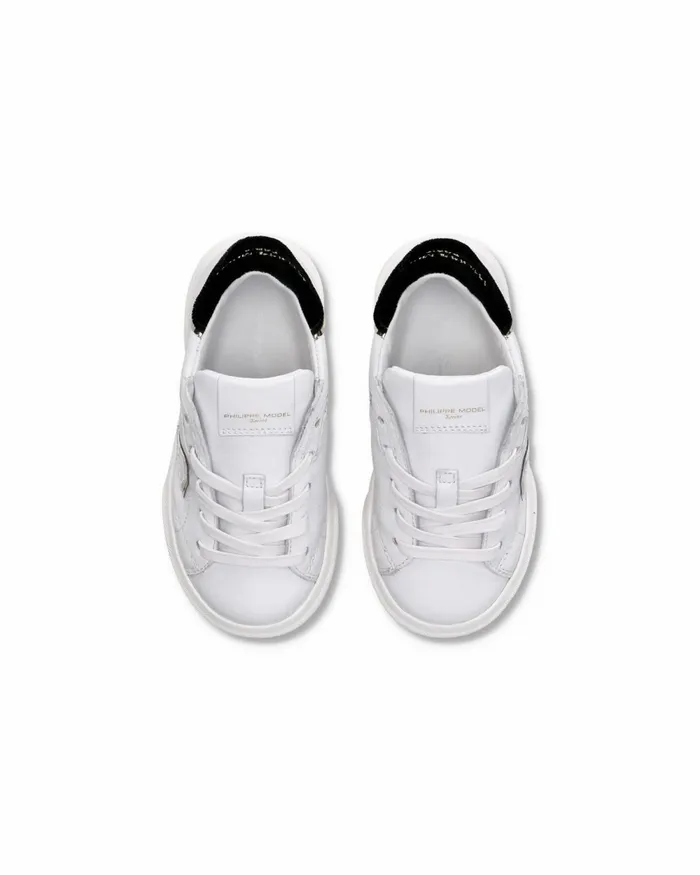 Kids Temple Sneakers Babies039s WhiteBlack Shoes Philippe Model Paris Kids Baby 1627