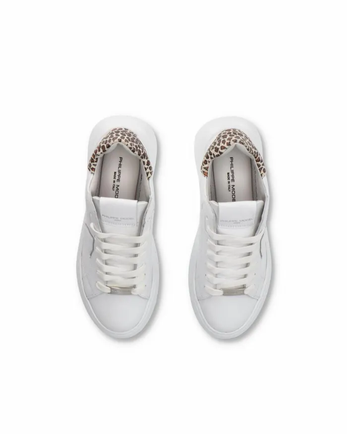 KidsWomen Tres Temple Sneakers WhiteBeige Shoes Philippe Model Paris Kids Mini Me