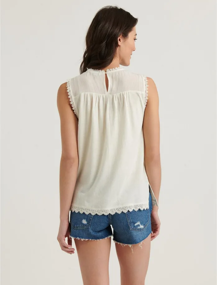 Knit Tops Women Lucky Brand Embroidered Tank Multi