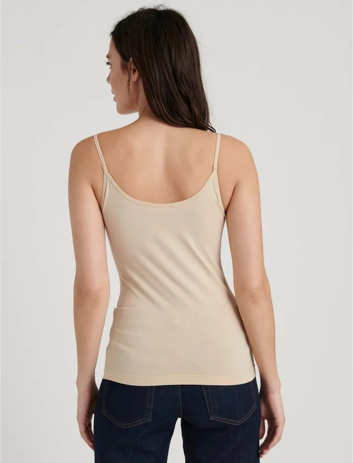 Knit Tops Women Lucky Brand Favorite Layering Cami Nude