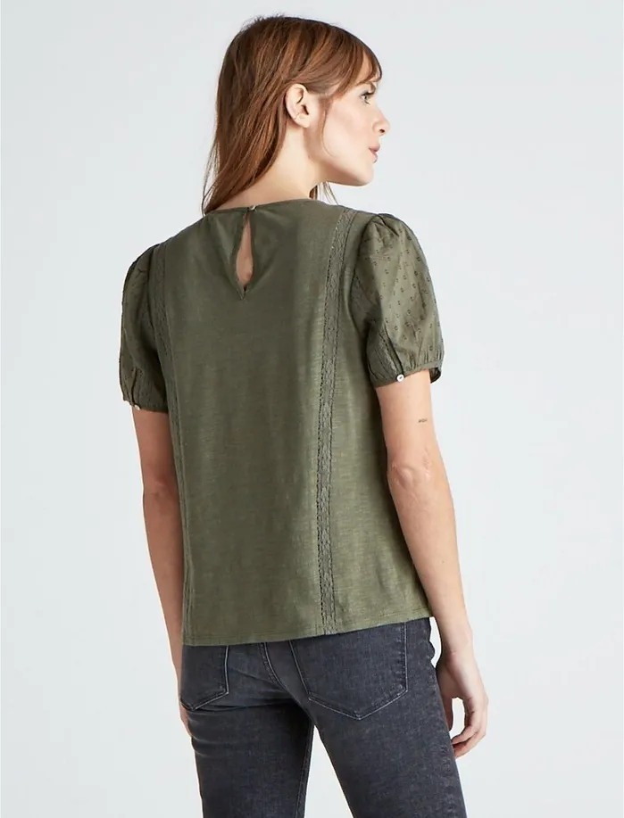 Knit Tops Women Lucky Brand Novelty Mix Top Beetle