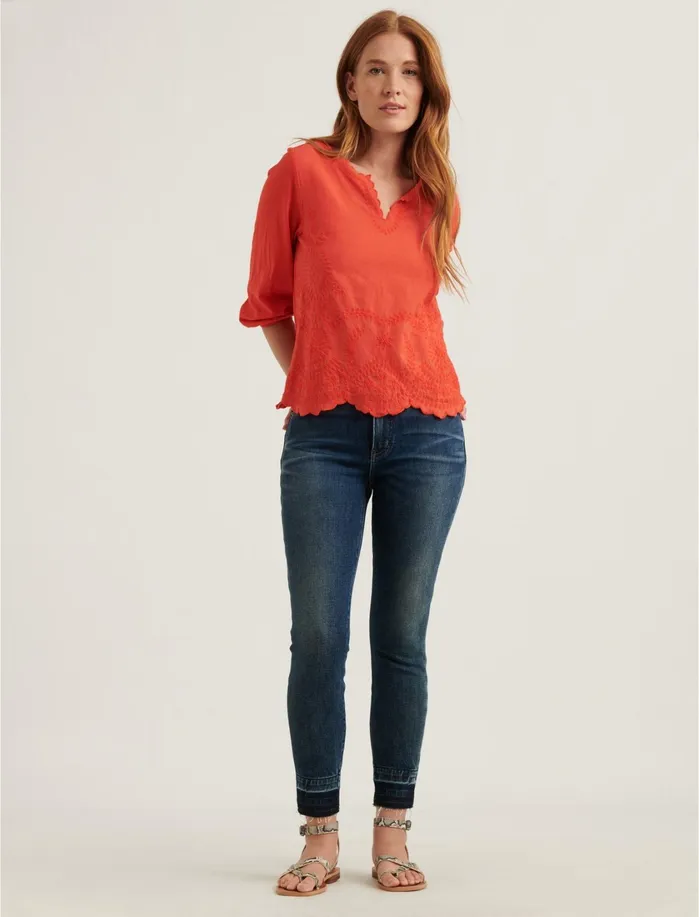 Knit Tops Women Lucky Brand VNeck Long Sleeve Top Grenadine