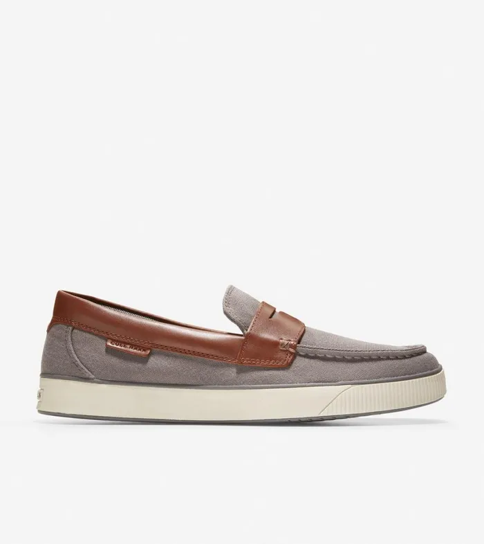 Loafers and Drivers Men Cole Haan Nantucket Penny Loafer Grey Textilewoodbury Loafers and Drivers Men Cole Haan Nantucket Penny Loafer Grey Textilewoodbury