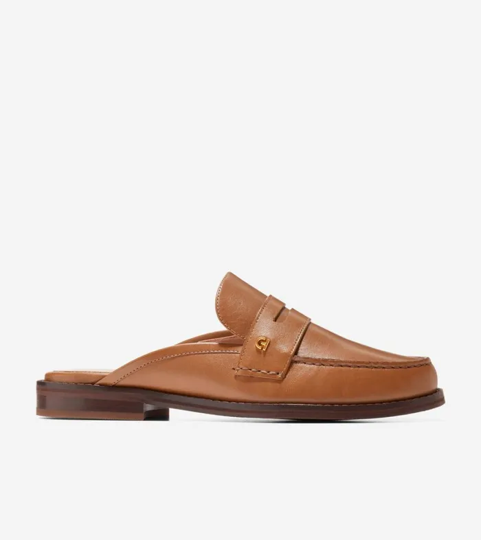 Loafers Women Cole Haan Lux Pinch Penny Loafer Mules Pecan