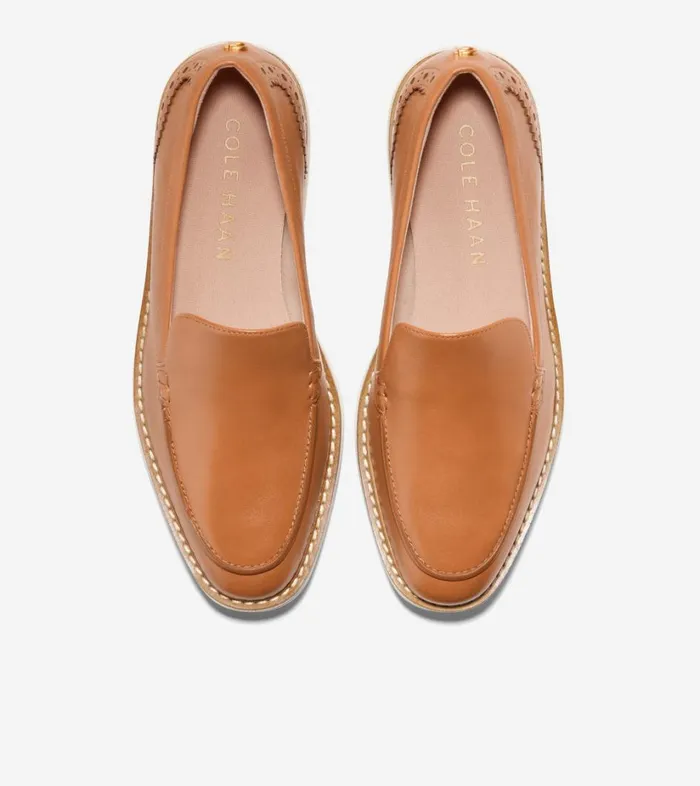 Loafers Women Cole Haan riginalGrand Platform Venetian Loafer Pecan Ivory Loafers Women Cole Haan riginalGrand Platform Venetian Loafer Pecan Ivory