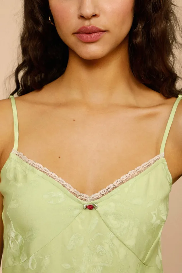 LOANNE Top Jacquard Anis Women Rouje Blouses and Tops