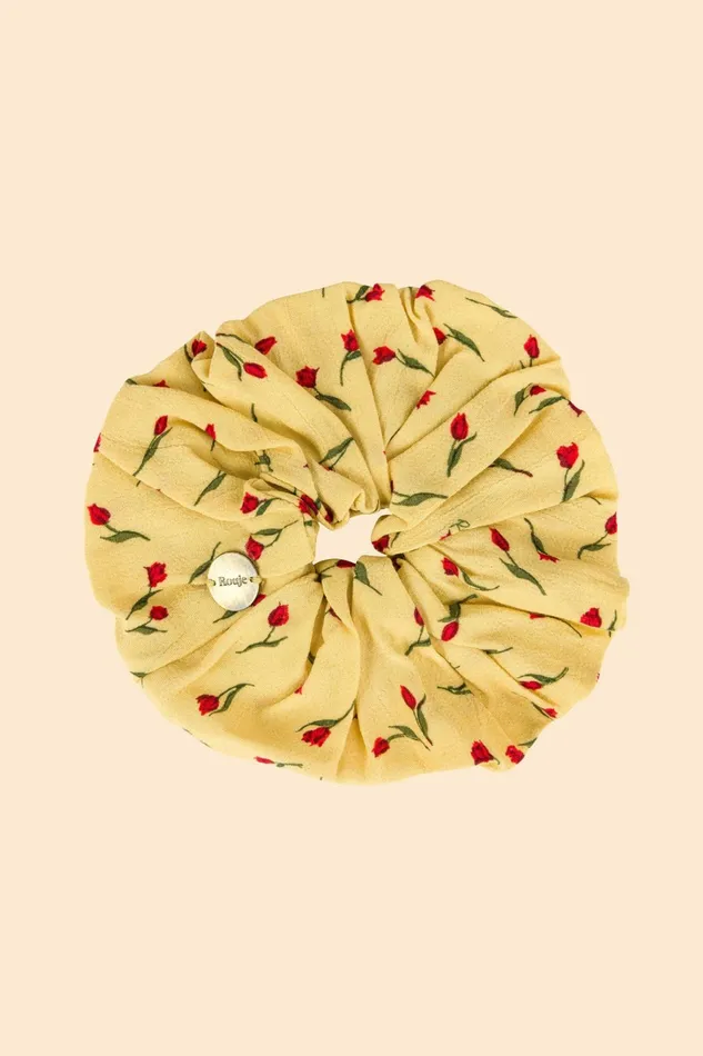 LOULOU Scrunchie Mini Tulipe Paille Women Rouje Jewelry and Accessories