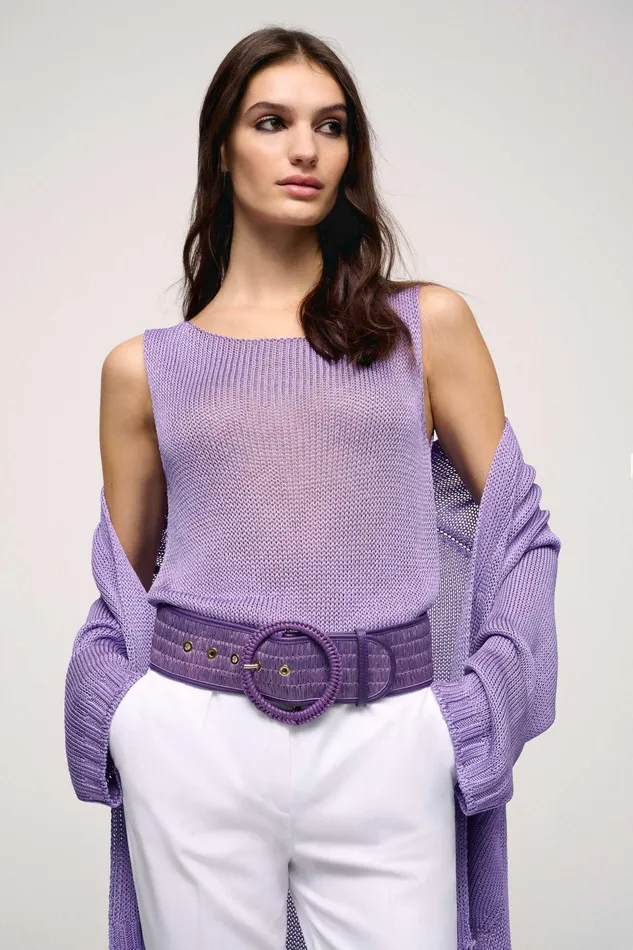 Luisa Spagnoli Belts Dolcenera Purple 8211 Women